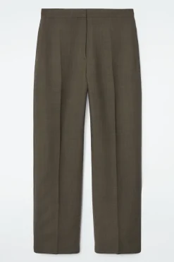 Online COS WEŁNIANE SPODNIE TYPU BARREL – RELAXED FIT