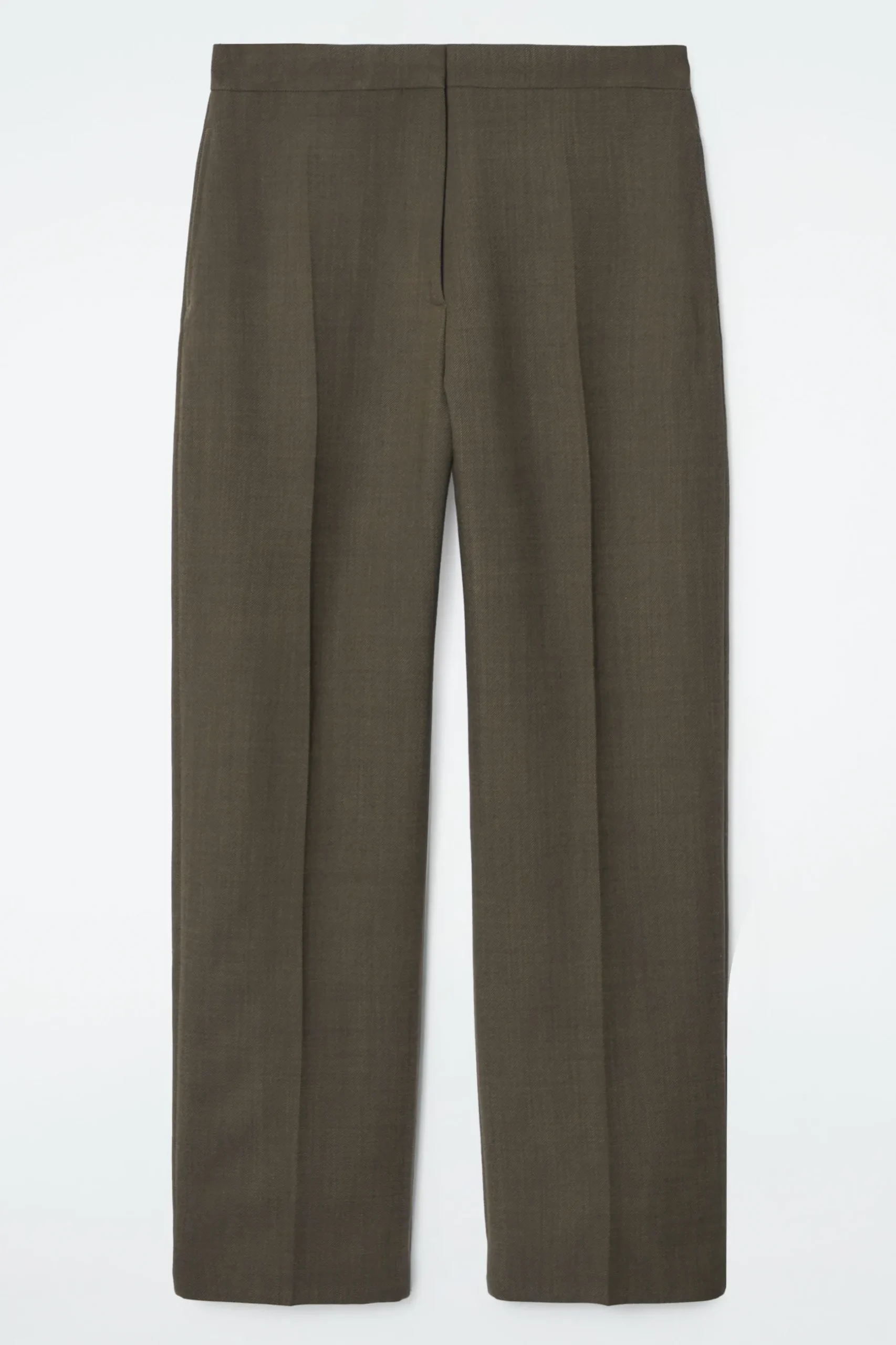 Online COS WEŁNIANE SPODNIE TYPU BARREL – RELAXED FIT