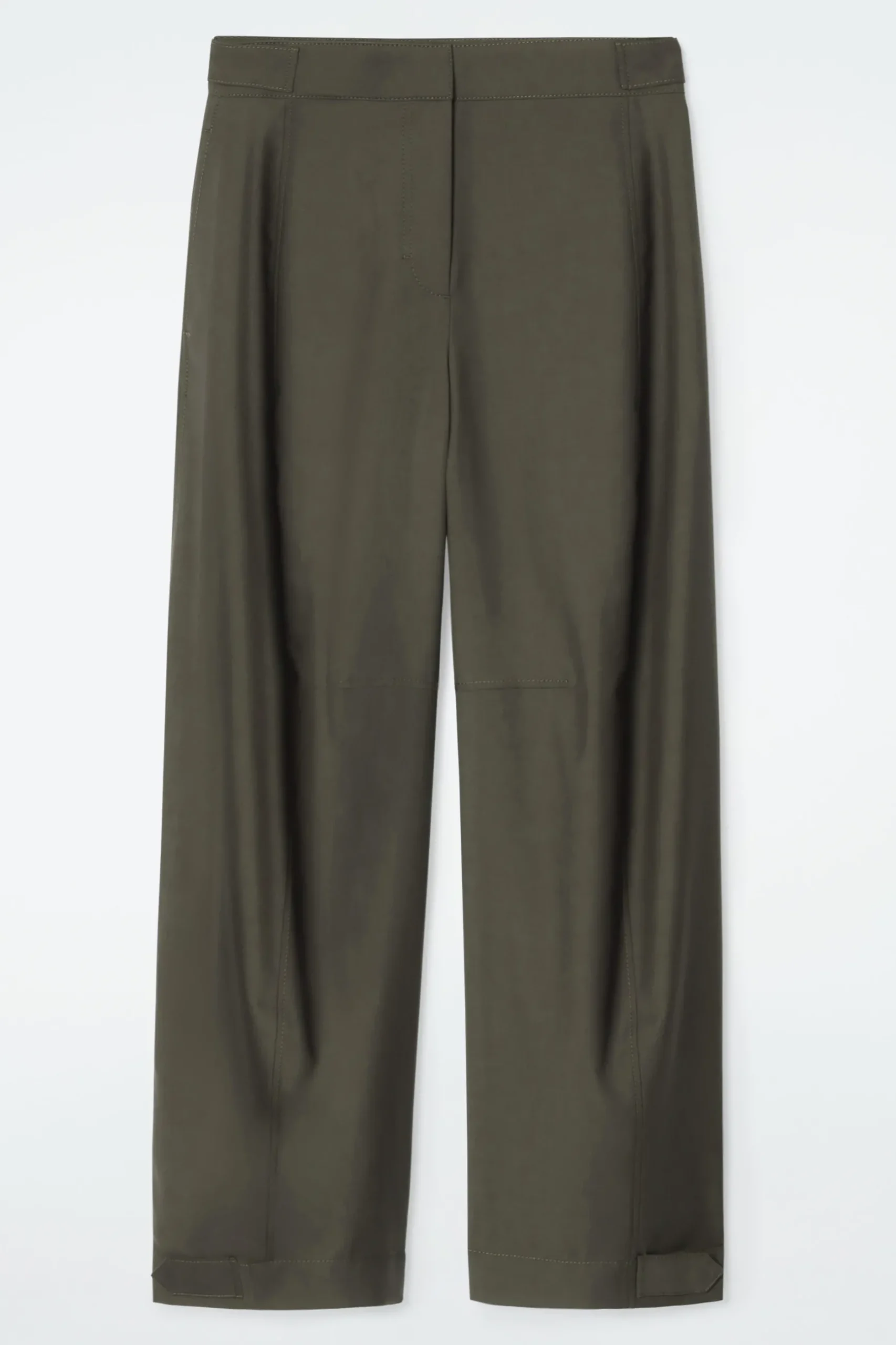 Online COS WEŁNIANE SPODNIE TYPU BARREL W STYLU UTILITY