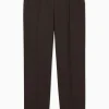 Outlet COS WEŁNIANE SPODNIE Z PROSTĄ NOGAWKĄ – SLIM FIT