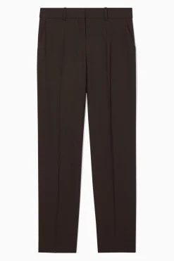 Outlet COS WEŁNIANE SPODNIE Z PROSTĄ NOGAWKĄ – SLIM FIT