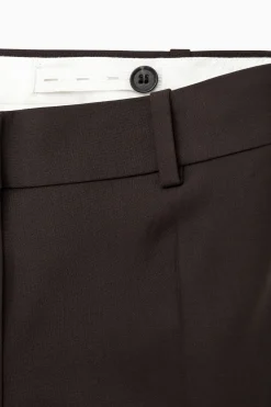 Outlet COS WEŁNIANE SPODNIE Z PROSTĄ NOGAWKĄ – SLIM FIT