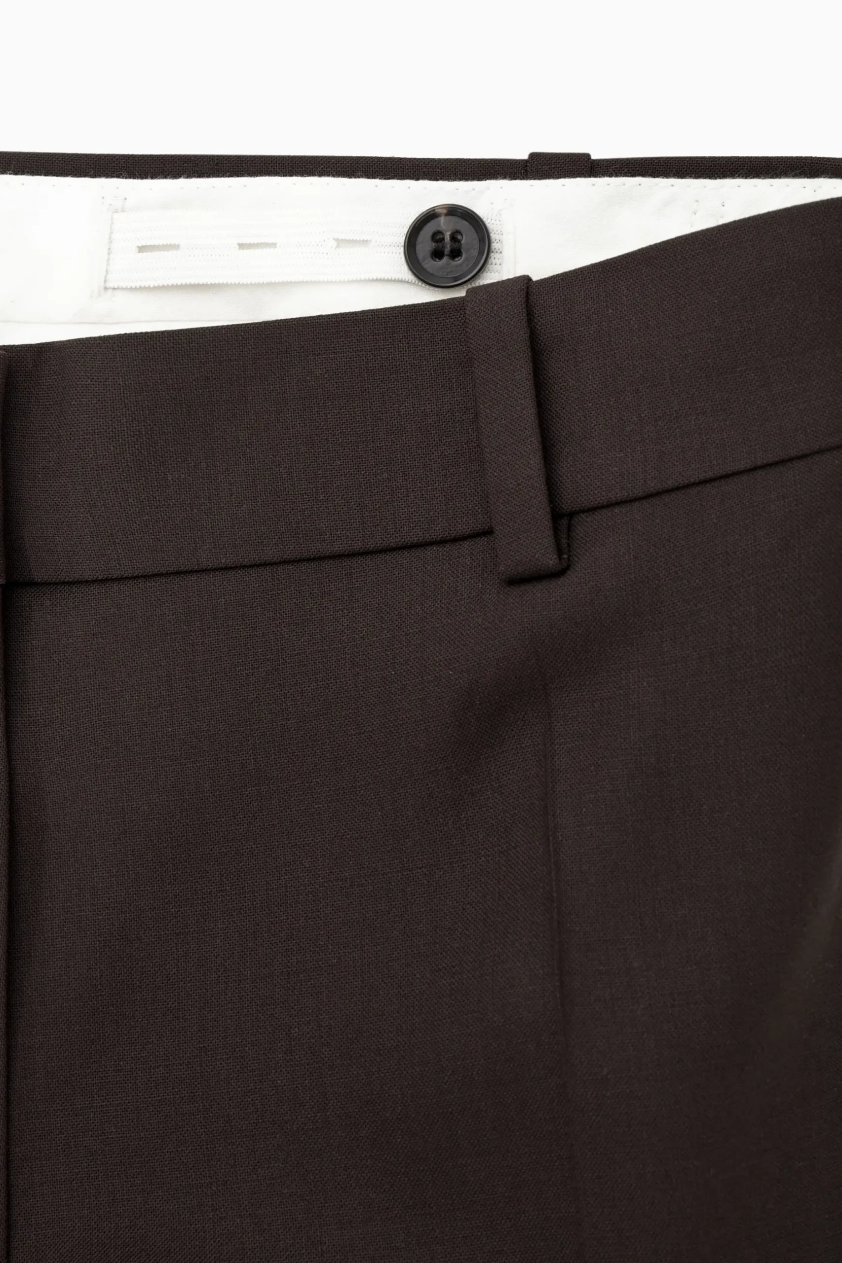 Outlet COS WEŁNIANE SPODNIE Z PROSTĄ NOGAWKĄ – SLIM FIT