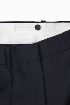 Sale COS WEŁNIANE SPODNIE Z PROSTĄ NOGAWKĄ – SLIM FIT