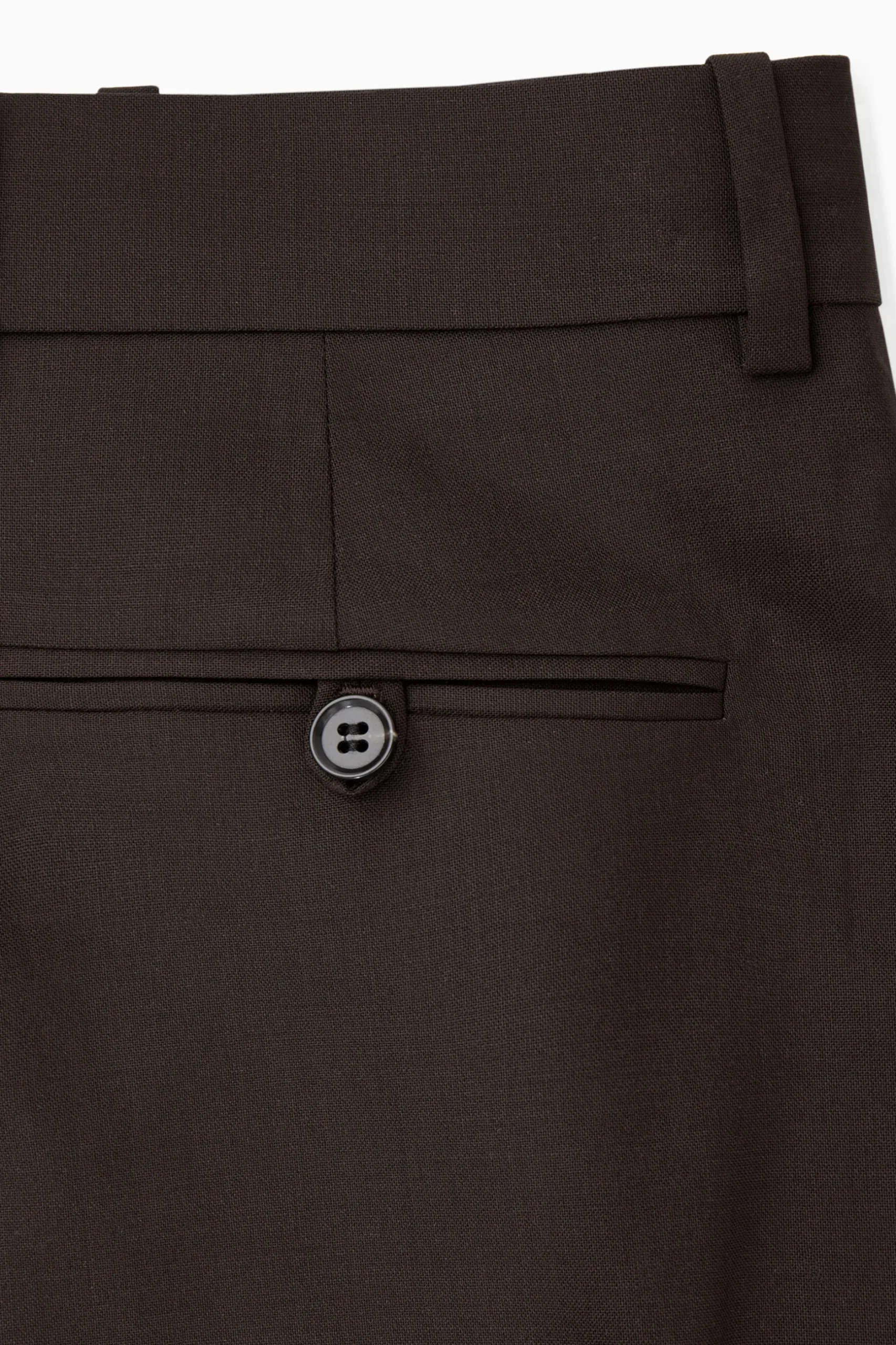 Outlet COS WEŁNIANE SPODNIE Z PROSTĄ NOGAWKĄ – SLIM FIT
