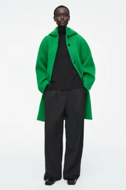 Sale COS WEŁNIANY PŁASZCZ Z KAPTUREM – OVERSIZED FIT