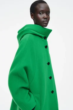 Sale COS WEŁNIANY PŁASZCZ Z KAPTUREM – OVERSIZED FIT