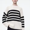 Clearance COS WEŁNIANY SWETER W PASKI