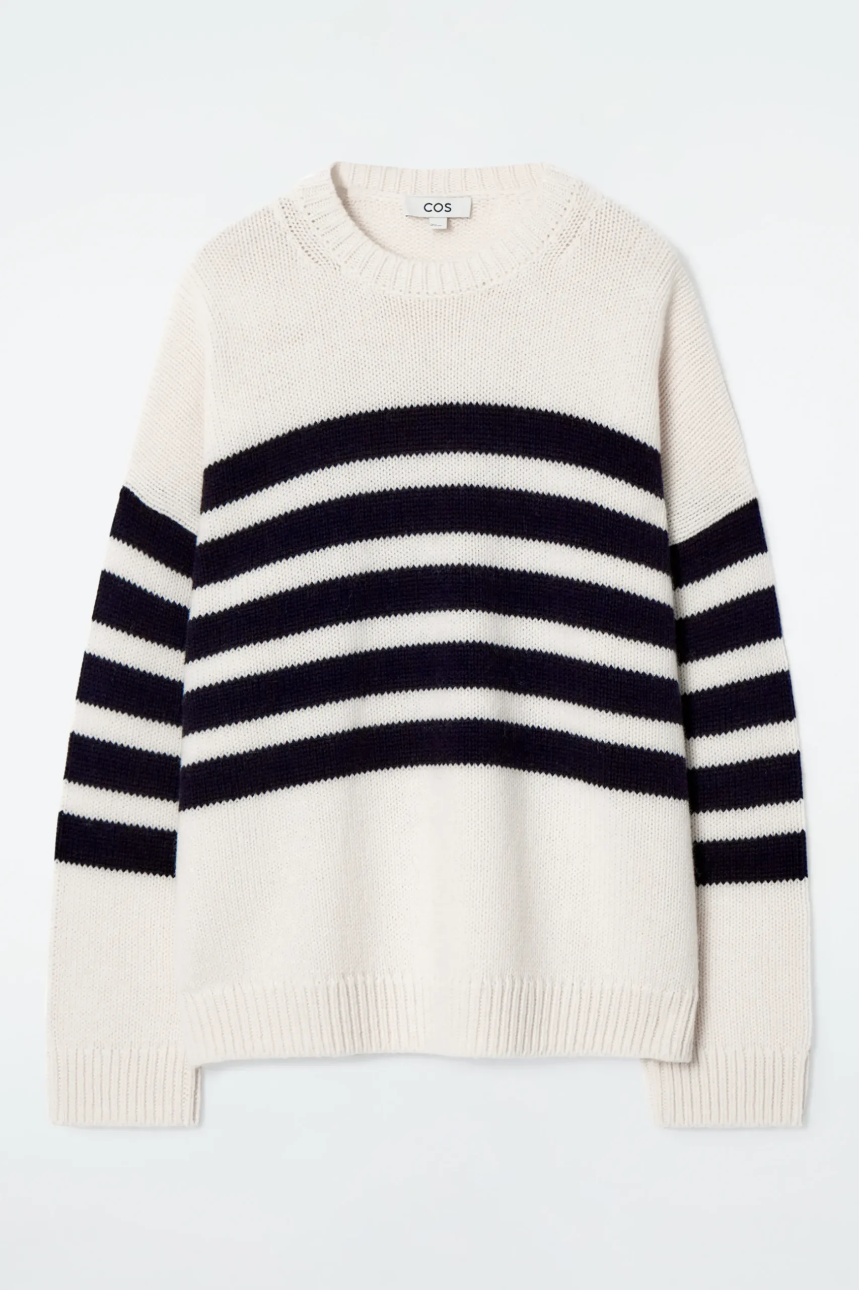Clearance COS WEŁNIANY SWETER W PASKI
