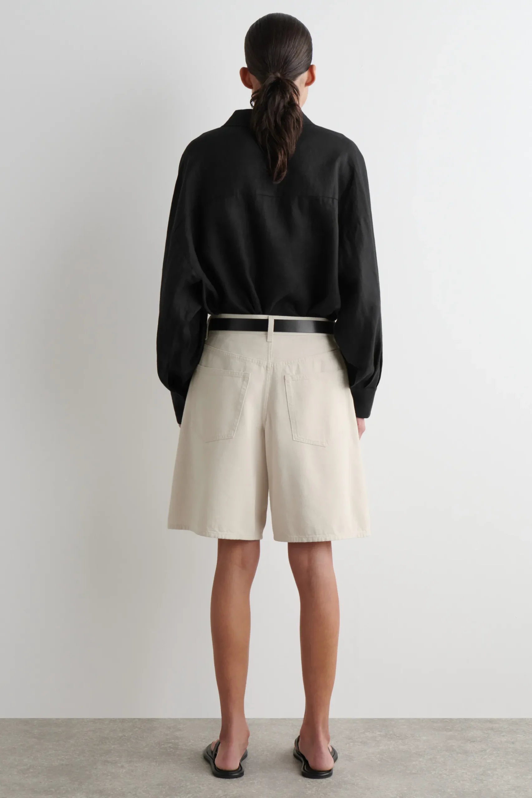 Outlet COS WIDELEG DENIM SHORTS