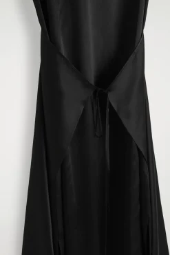 Sale COS WRAPFRONT SILK MAXI DRESS