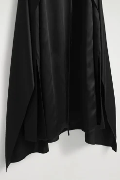 Sale COS WRAPFRONT SILK MAXI DRESS