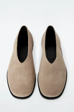 Fashion COS ZAMSZOWE BALERINY Beżowy