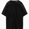 Discount COS ZAMSZOWY T-SHIRT Z CEKINAMI