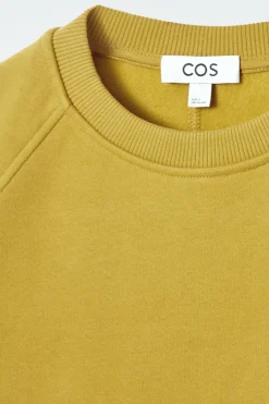 Hot COS ZAOKRĄGLONA BLUZA Z BAWEŁNIANEGO DŻERSEJU