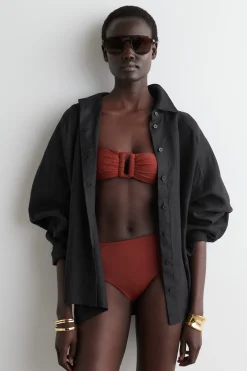 Best COS ZEBRANA GÓRA OD BIKINI TYPU BANDEAU