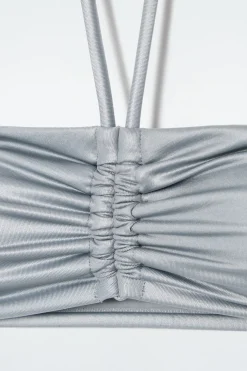 Fashion COS ZEBRANA GÓRA OD BIKINI TYPU BANDEAU