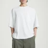 Best COS BARDZO SZEROKI BAWEŁNIANY T-SHIRT – OVERSIZED FIT White