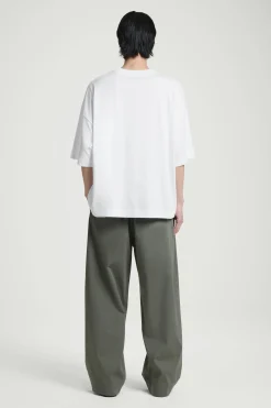 Best COS BARDZO SZEROKI BAWEŁNIANY T-SHIRT – OVERSIZED FIT White