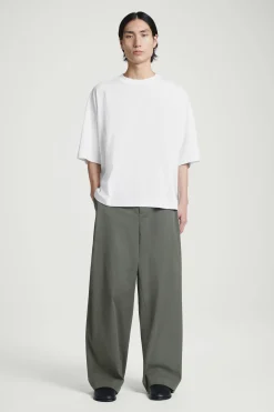 Best COS BARDZO SZEROKI BAWEŁNIANY T-SHIRT – OVERSIZED FIT White