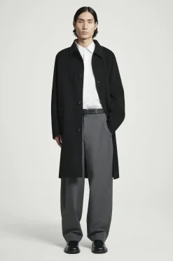 Outlet COS BAWEŁNIANA KOSZULA – RELAXED FIT Biały