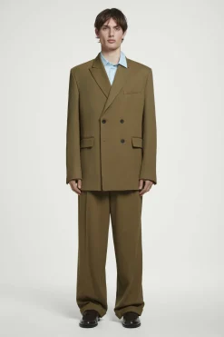 Fashion COS BAWEŁNIANA KOSZULA DO GARNITURU Niebieski