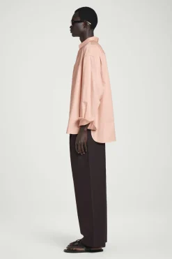 Clearance COS BAWEŁNIANA KOSZULA OXFORD O KROJU OVERSIZE Pomarańczowy