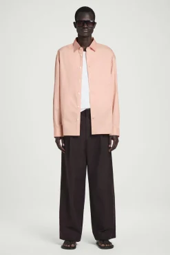 Clearance COS BAWEŁNIANA KOSZULA OXFORD O KROJU OVERSIZE Pomarańczowy