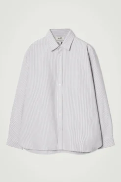 Discount COS BAWEŁNIANA KOSZULA OXFORD O KROJU OVERSIZE