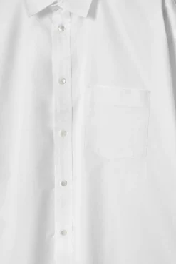 Hot COS BAWEŁNIANA KOSZULA OXFORD O KROJU OVERSIZE Biały