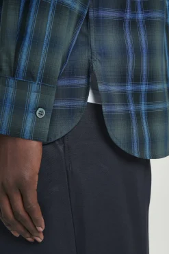 Clearance COS BAWEŁNIANA KOSZULA W KRATĘ – RELAXED FIT