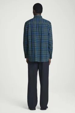 Clearance COS BAWEŁNIANA KOSZULA W KRATĘ – RELAXED FIT