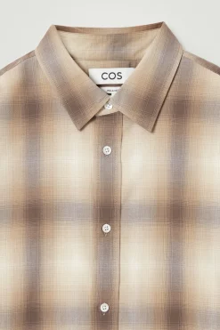 Hot COS BAWEŁNIANA KOSZULA W KRATĘ – RELAXED FIT