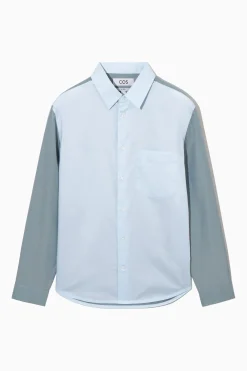 Sale COS BAWEŁNIANA PANELOWA KOSZULA – RELAXED FIT