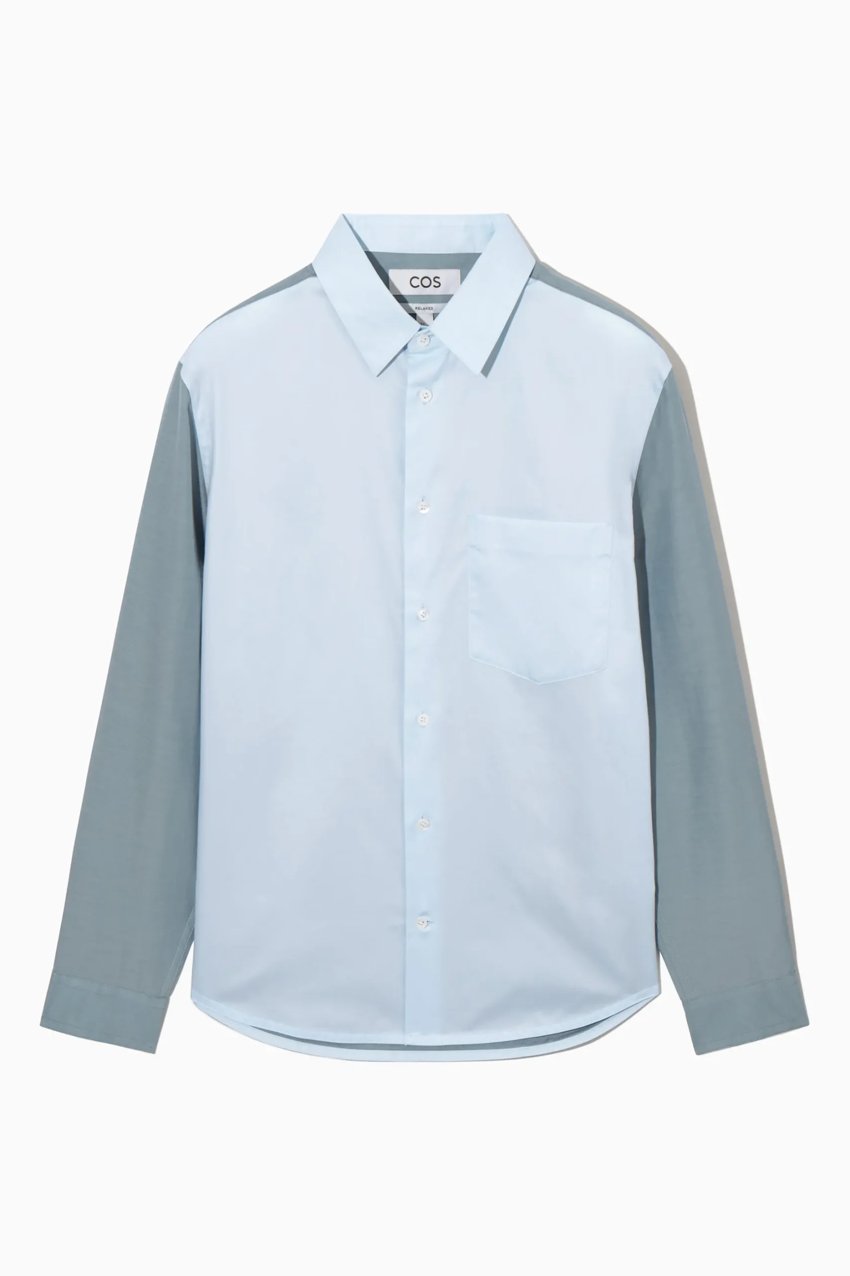Sale COS BAWEŁNIANA PANELOWA KOSZULA – RELAXED FIT