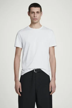 Online COS BAWEŁNIANY T-SHIRT – REGULAR FIT Biały