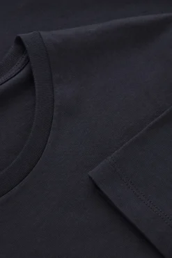 Clearance COS BAWEŁNIANY T-SHIRT – REGULAR FIT Granatowy