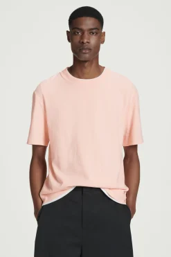 Best COS BAWEŁNIANY T-SHIRT – RELAXED FIT Morelowy