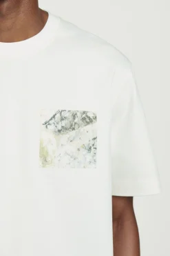 Fashion COS BAWEŁNIANY T-SHIRT O LUŹNYM KROJU