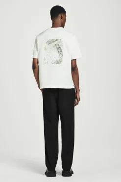 Fashion COS BAWEŁNIANY T-SHIRT O LUŹNYM KROJU