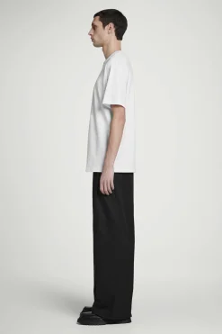 Best COS BAWEŁNIANY T-SHIRT OVERSIZE Biały