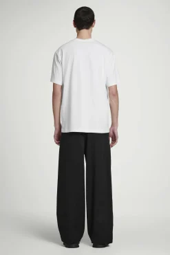 Best COS BAWEŁNIANY T-SHIRT OVERSIZE Biały