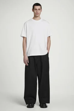 Best COS BAWEŁNIANY T-SHIRT OVERSIZE Biały