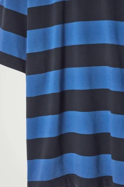 Best COS BAWEŁNIANY T-SHIRT W PASKI O LUŹNYM KROJU