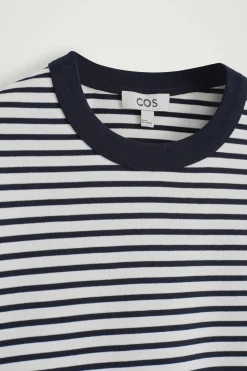 Online COS BAWEŁNIANY T-SHIRT Z OKRĄGŁYM DEKOLTEM