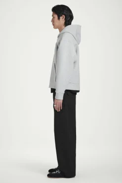 Discount COS BLUZA Z PIANKI NEOPRENOWEJ – OVERSIZED FIT Szary