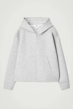 Discount COS BLUZA Z PIANKI NEOPRENOWEJ – OVERSIZED FIT Szary