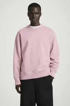 Best COS BLUZA ZE SPRANEJ BAWEŁNY – RELAXED FIT Różowy