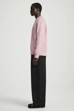 Best COS BLUZA ZE SPRANEJ BAWEŁNY – RELAXED FIT Różowy