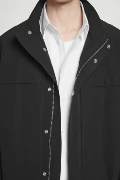 New COS BOMBERKA W STYLU UTILITY Z DIAGONALU Czarny